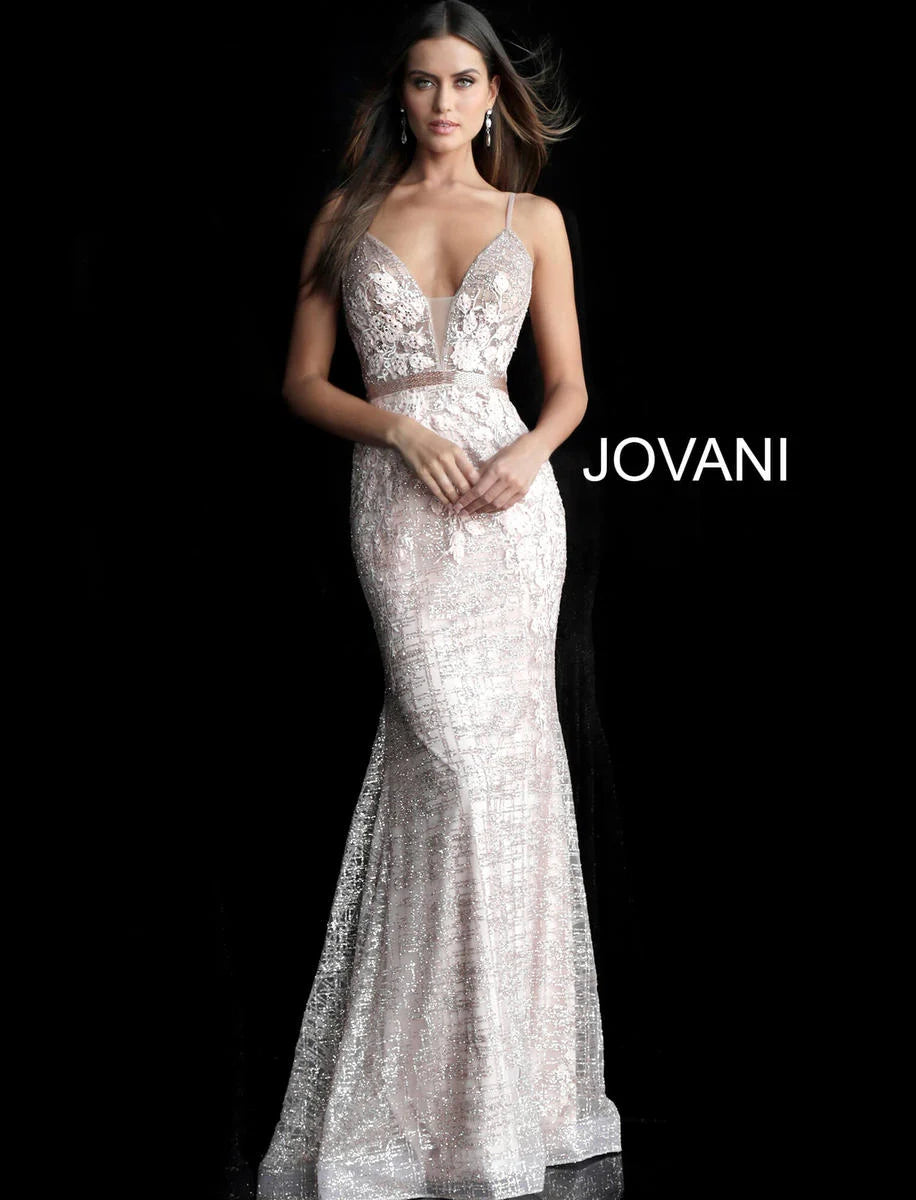 Jovani 62517 Sequin Lace Evening Gown Madeline s Boutique Toronto