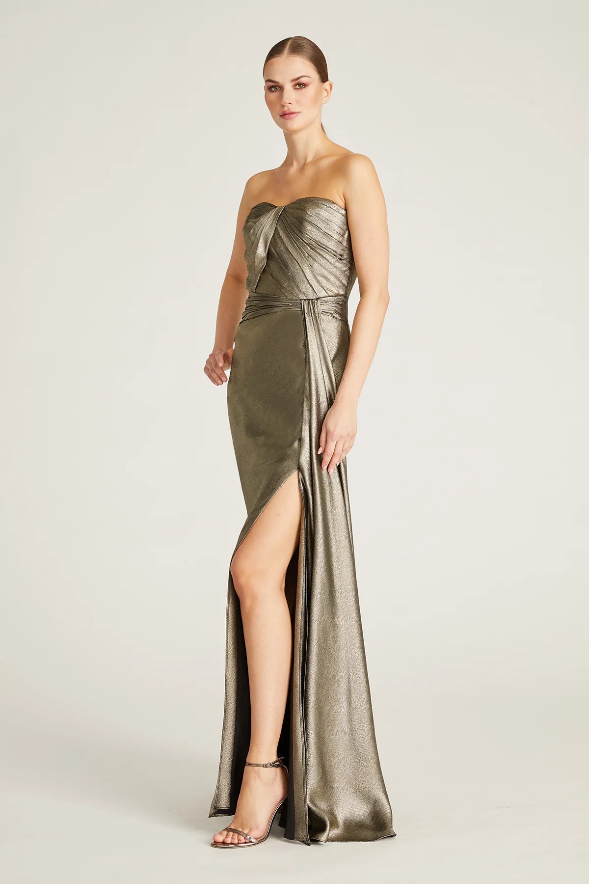 THEIA - 88110306 - FARREN STRAPLESS DRAPED GOWN